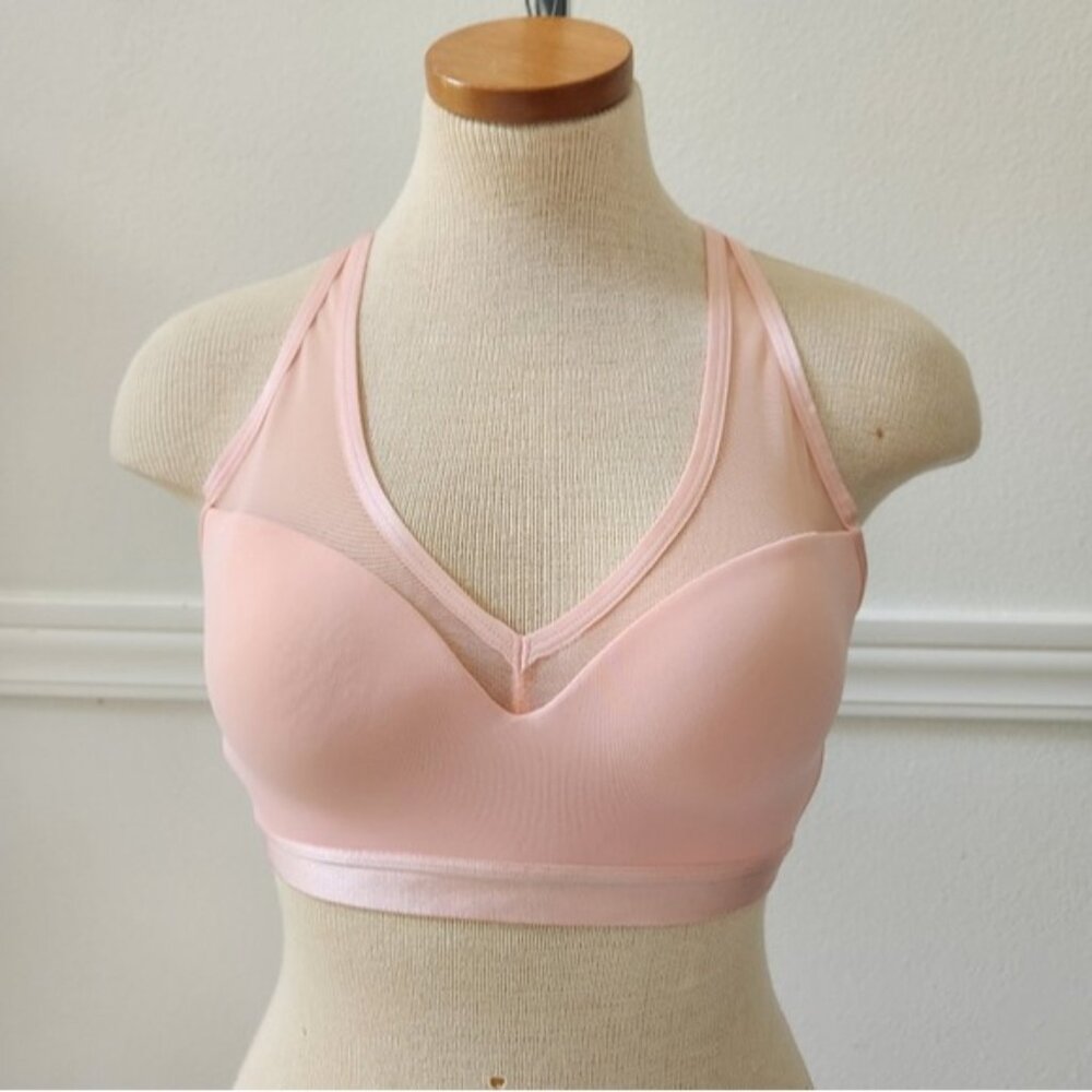 Victorias's Secret Elegant Pink Mesh Bra